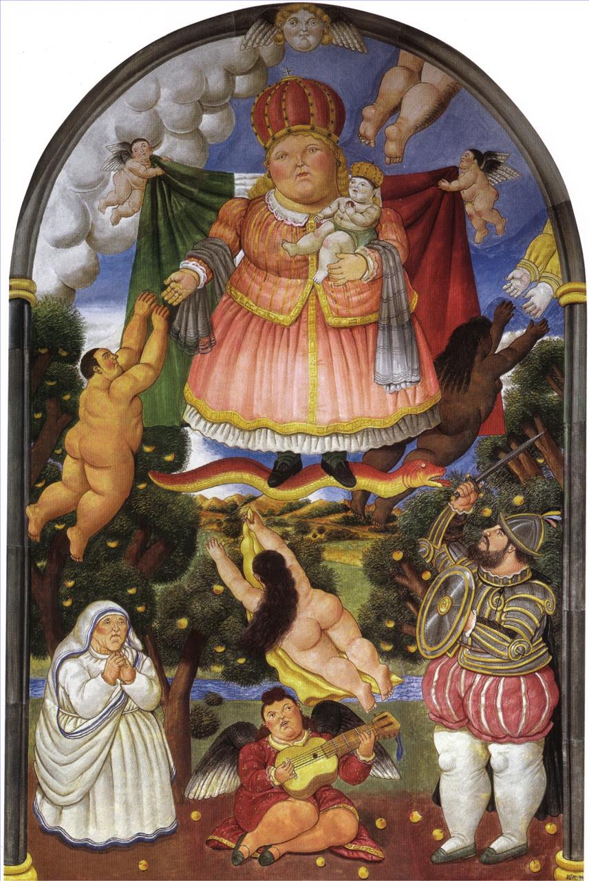 Celestial Portal Fernando Botero Oil Paintings